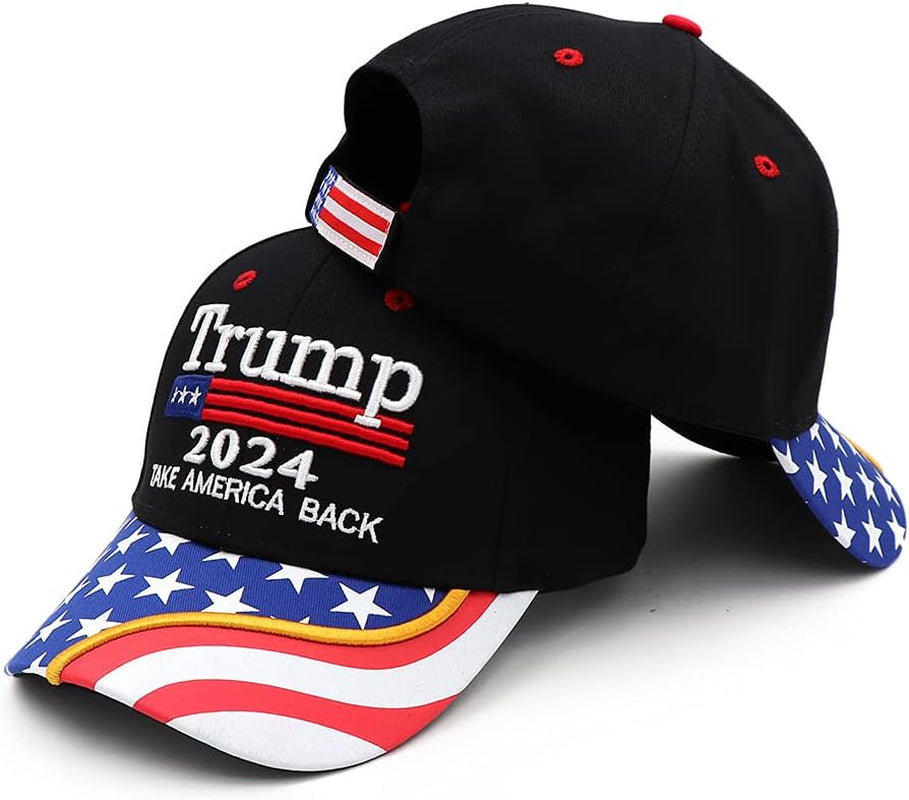 Trump 2024 Hat Donald Trump Hat Take America Back MAGA USA Embroidery Adjustable Baseball Cap