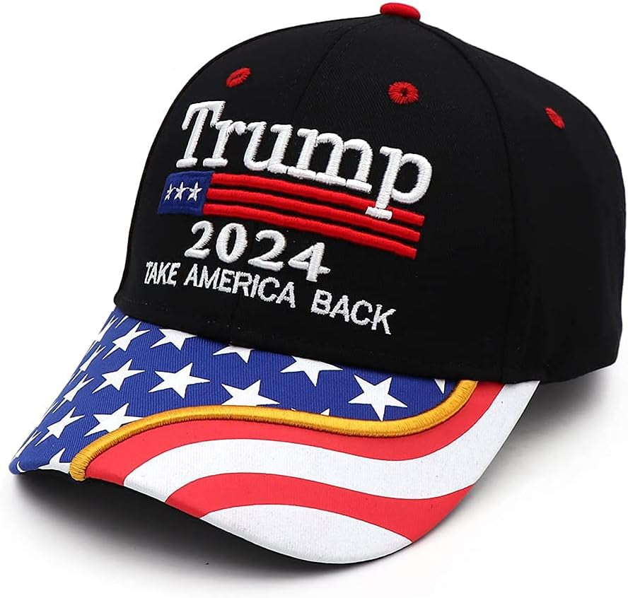 Trump 2024 Hat Donald Trump Hat Take America Back MAGA USA Embroidery Adjustable Baseball Cap