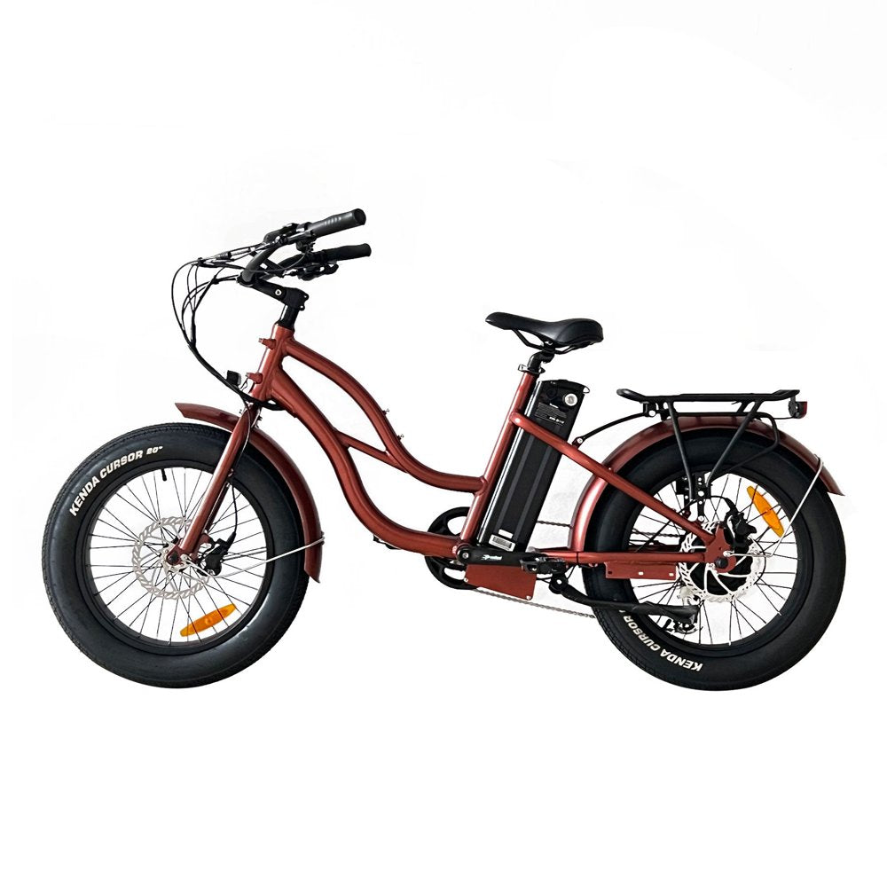 Step Thru Mini 20X4 - 52V Beach Cruiser Electric Bike