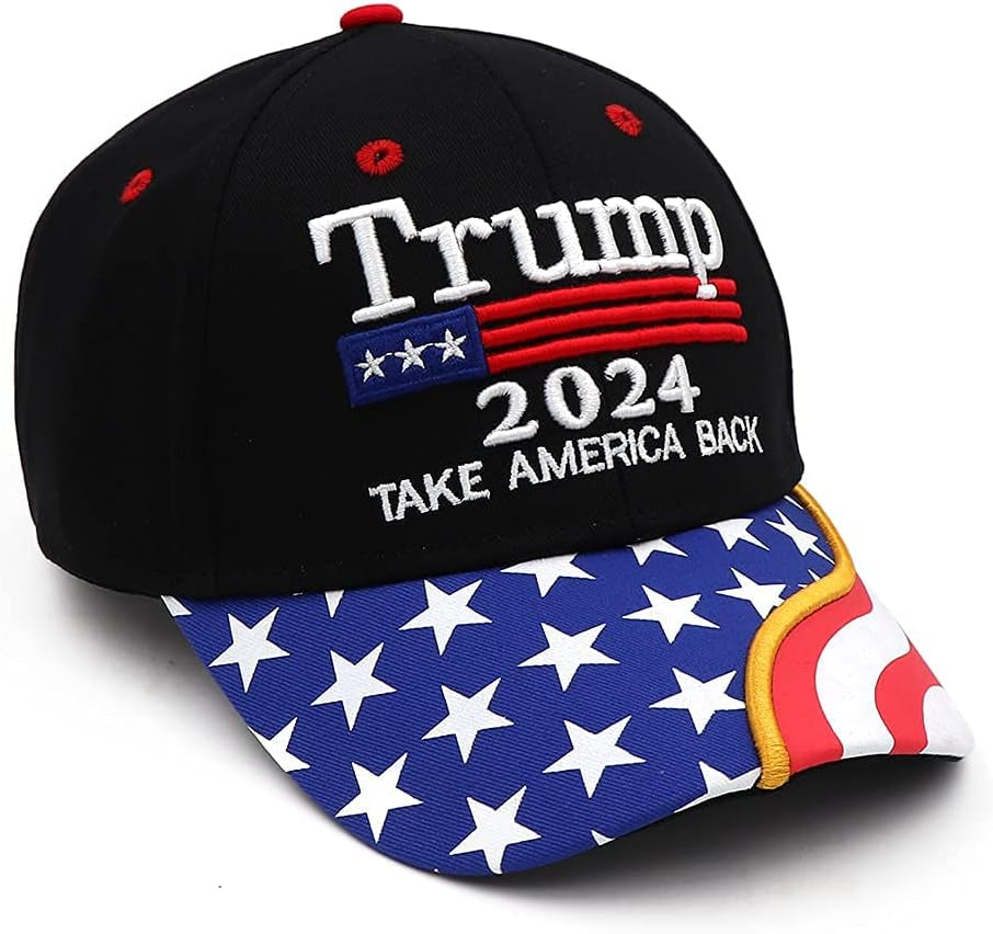 Trump 2024 Hat Donald Trump Hat Take America Back MAGA USA Embroidery Adjustable Baseball Cap