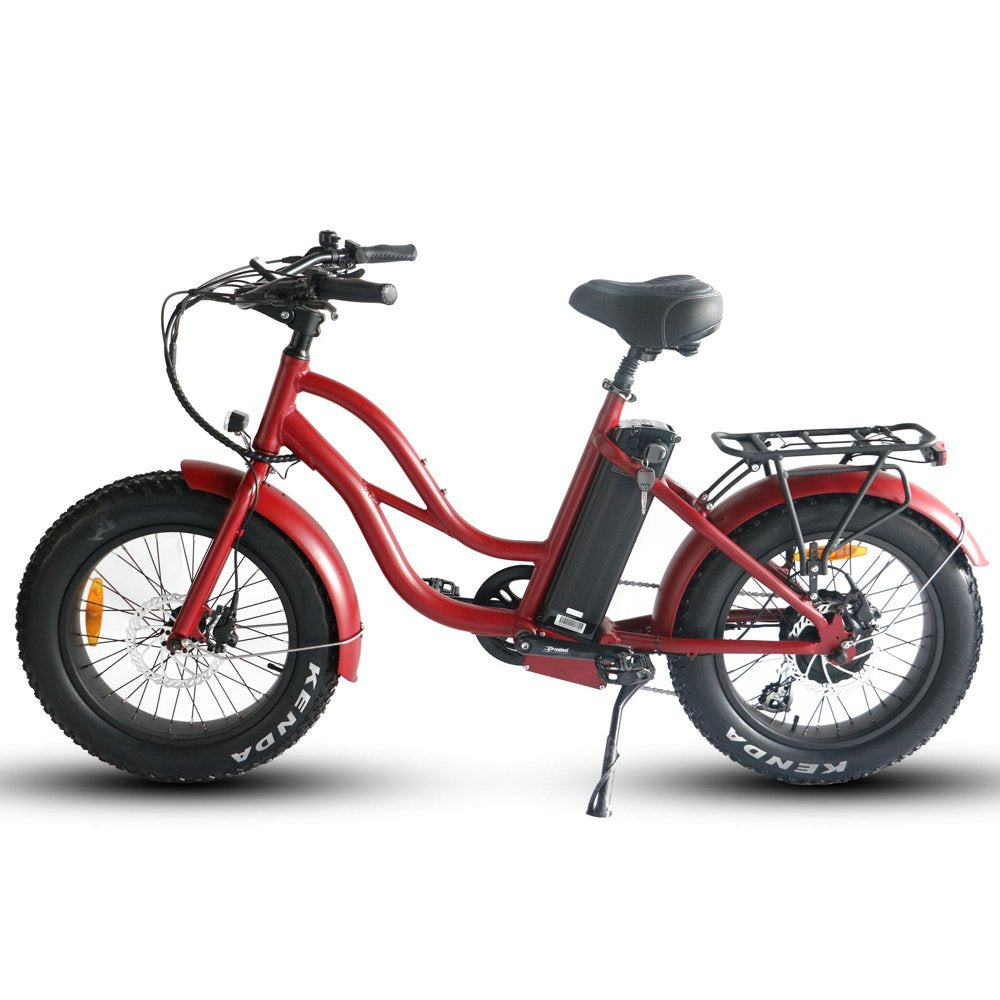 Step Thru Mini 20X4 - 52V Beach Cruiser Electric Bike